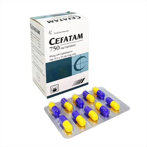 Cefatam Kids 250mg Pyme (H/24g) – Cephalexin trẻ em, điều trị nhiễm khuẩn an toàn